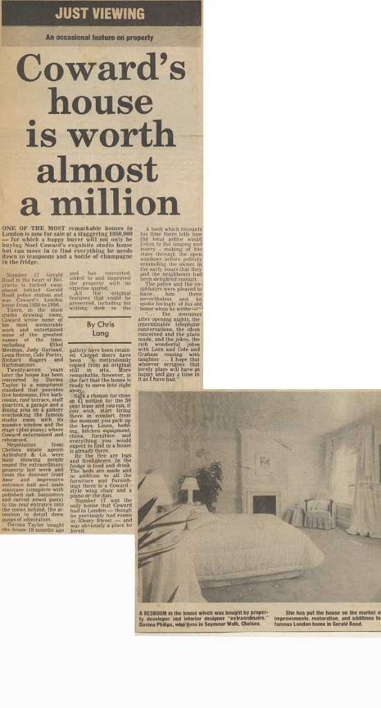 19821008 NOEL COWARD GERALD ROAD HOUSE FOR SALE CN.jpg
